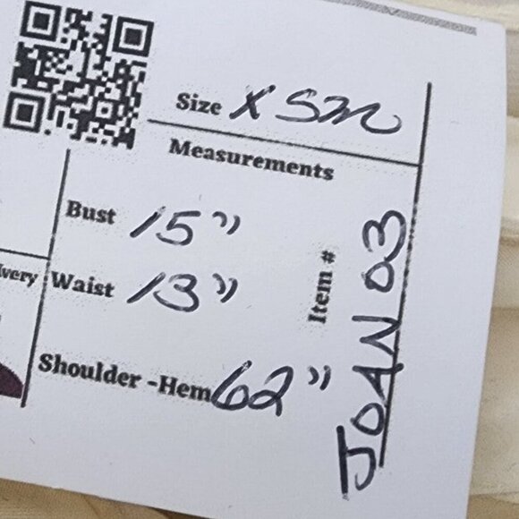 Vintage Cream Sequined Floral Detail Drop Shoulder Wedding Dress Size XS - Picture 16 of 16